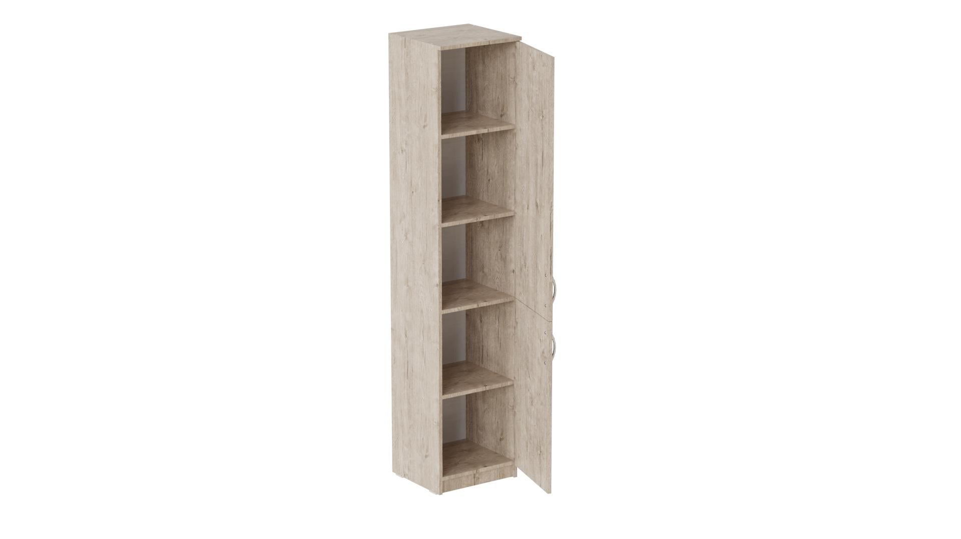 Пенал Ferrum-decor Анжело на 5 полок с 2 дверями ДСП 16 мм 1900x400x380 мм Дуб Артизан (FRD-104918) Пенал Ferrum-decor Анжело на 5 полок с 2 дверями ДСП 16 мм 1900x400x380 мм Дуб Артизан (FRD-104918)
