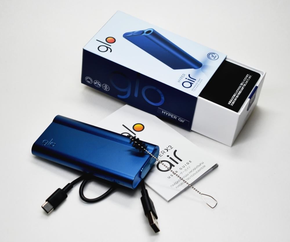Система нагрівання тютюну Glo HYPER X2 AIR Блакитне небо - фото 11