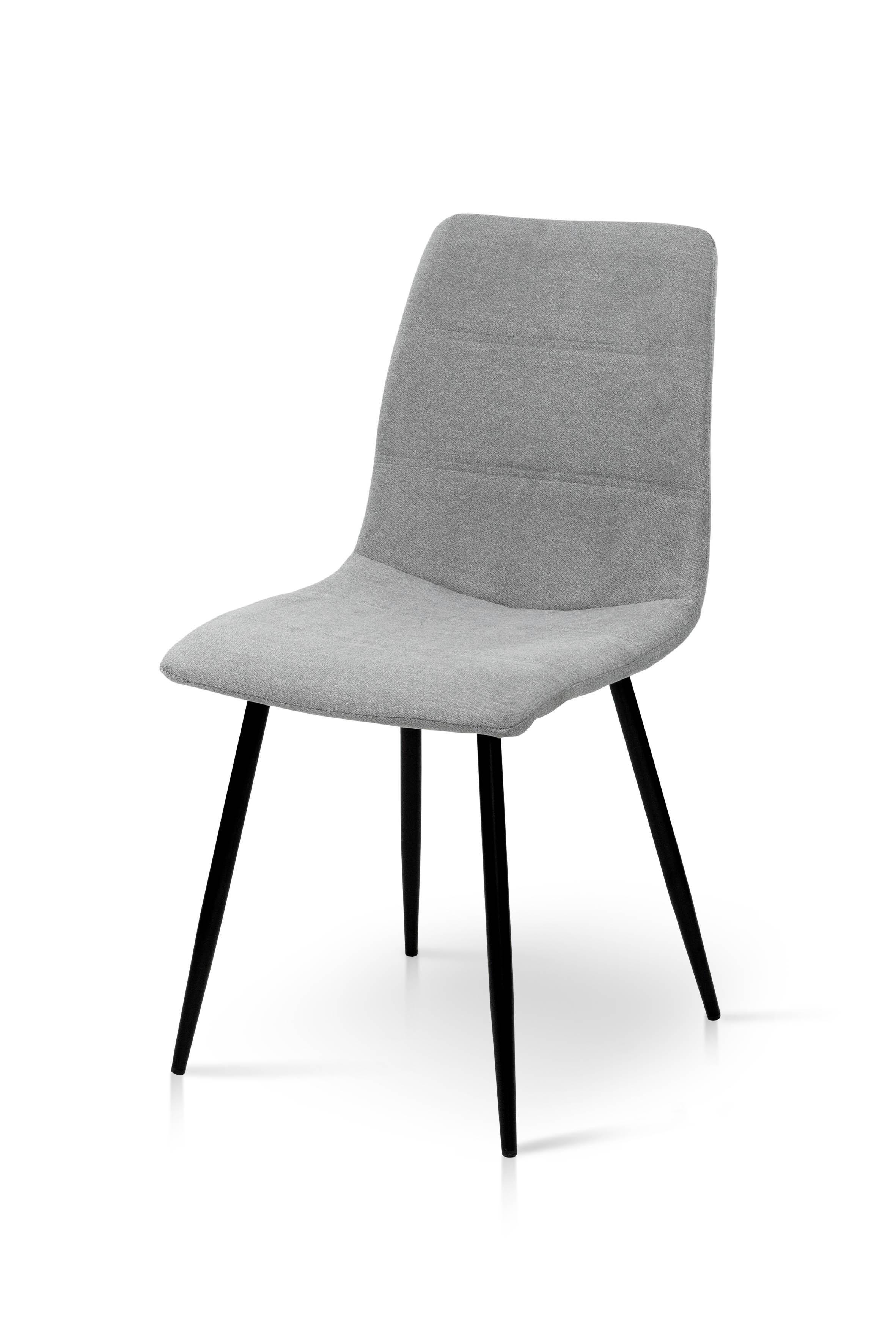 Стул для кухни и гостиной ГРЕЙС Ментос-G 420х870х450 мм Черный/Серый (GAА0056389)