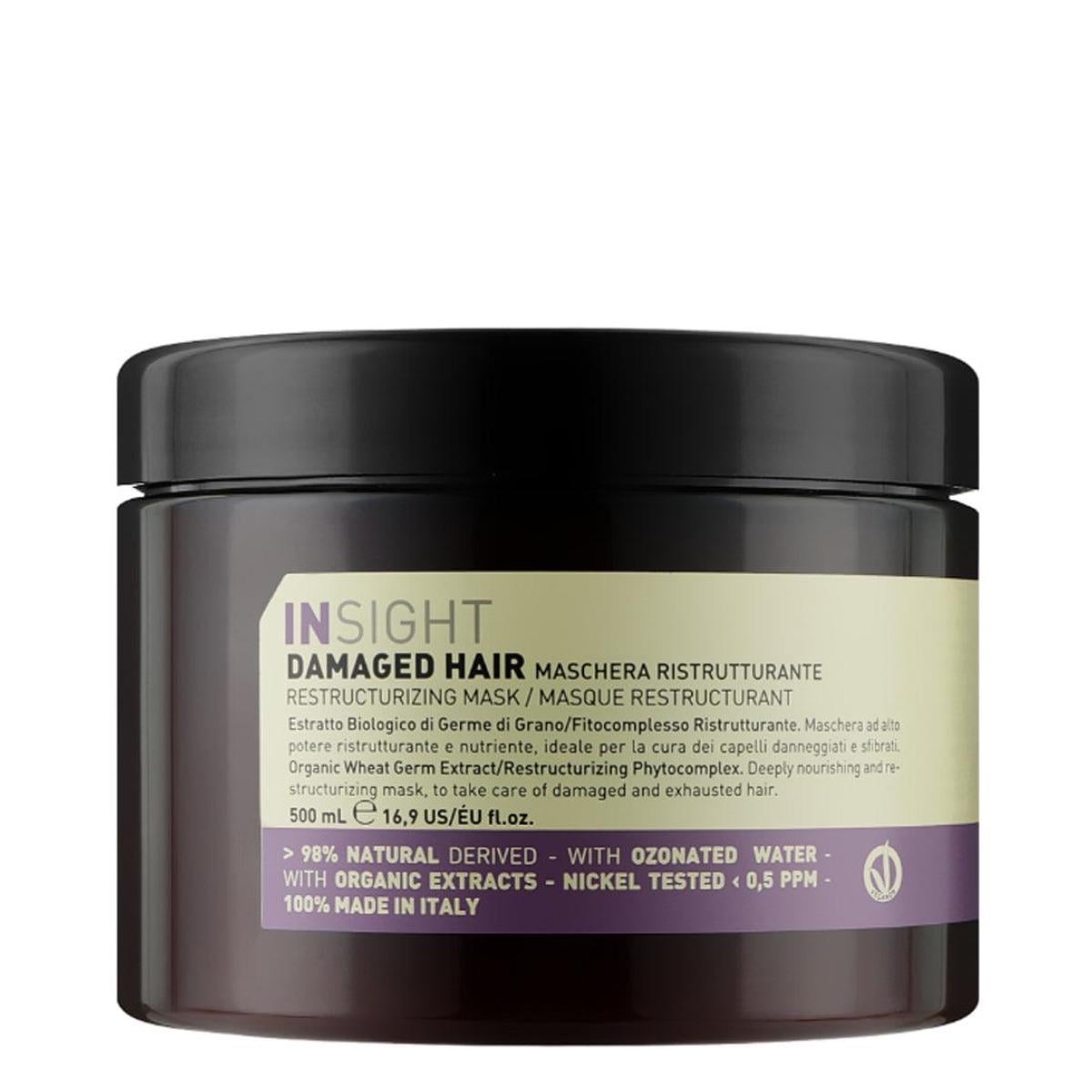 Маска відновлювальна Insight Damaged Hair Restructurizing Mask 500 мл для пошкодженого волосся (3236019949)