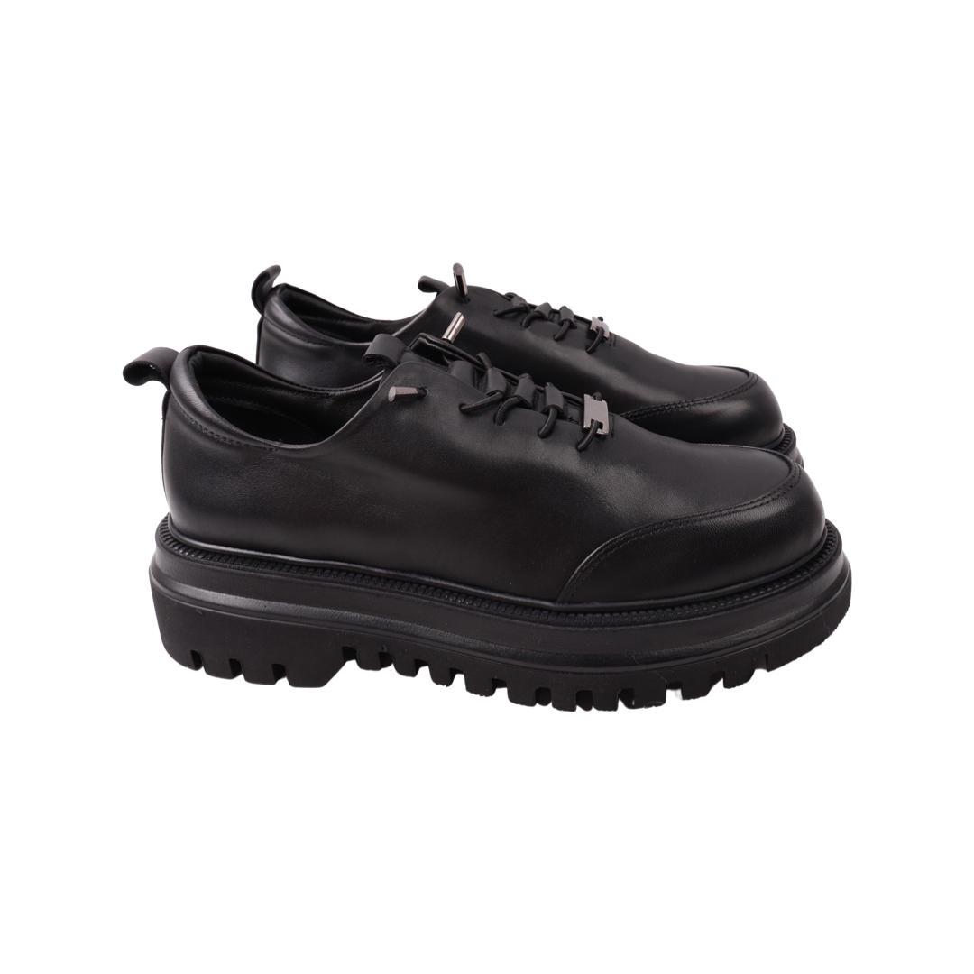 Туфли женские Aquamarin из кожи р. 39 Черный (2010-21DTC)