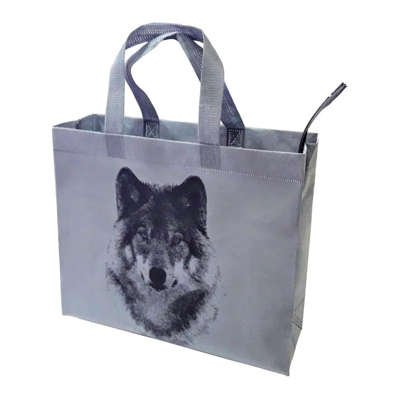 Сумка-шоппер ECOBag №23 Wolf 27х31х10 см Серый (204807-233)