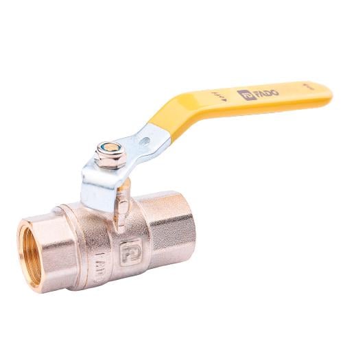 Кран шаровой FADO газ 25 1" ВВ ручка (FD-GR3)