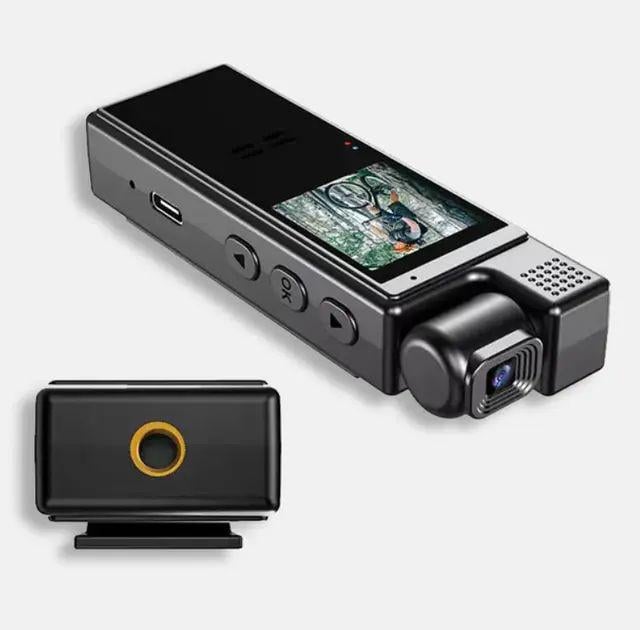 Видеокамера нагрудная UKC Wi-Fi 1,3" 1200 мАч L9 9,5х2,3х3 см с фиксацией клипсой, подсветкой и датчиком движения (opt-104596)