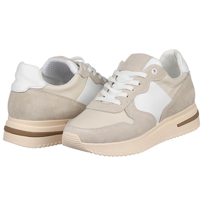 Кроссовки женские BestVak 10231.1-20 кожа р. 41 Бежевый (03338)