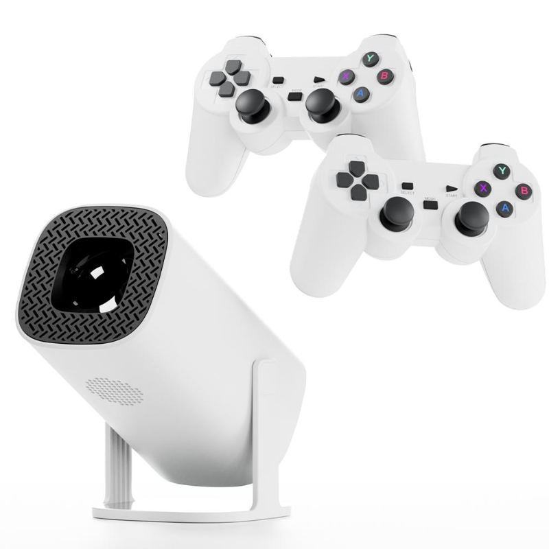 Смарт-проектор ігровий S40 Max AND HA-198 з 2 джойстиками карта з іграми 64Gb Android 11