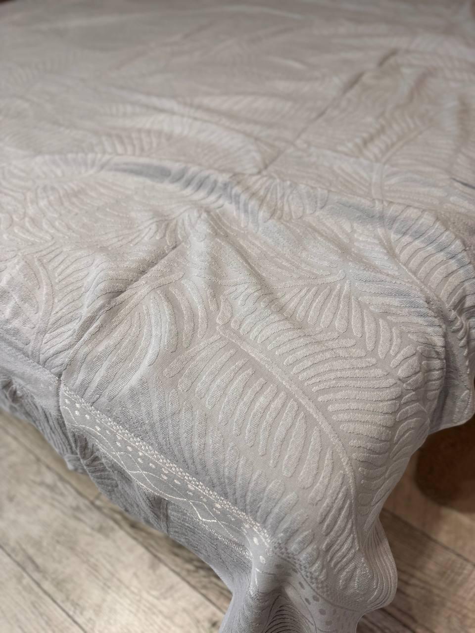 Покривало махрове полуторний 150х200 Сірий (Д-al-mahra-2025-001-05) - фото 3 Покривало махрове полуторний 150х200 Сірий (Д-al-mahra-2025-001-05) - фото 3