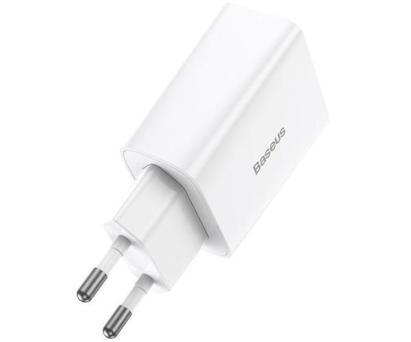 Пристрій зарядний мережевий Baseus Speed Mini 20W 1Type-C CCFS-SN02 White - фото 3 Пристрій зарядний мережевий Baseus Speed Mini 20W 1Type-C CCFS-SN02 White - фото 3