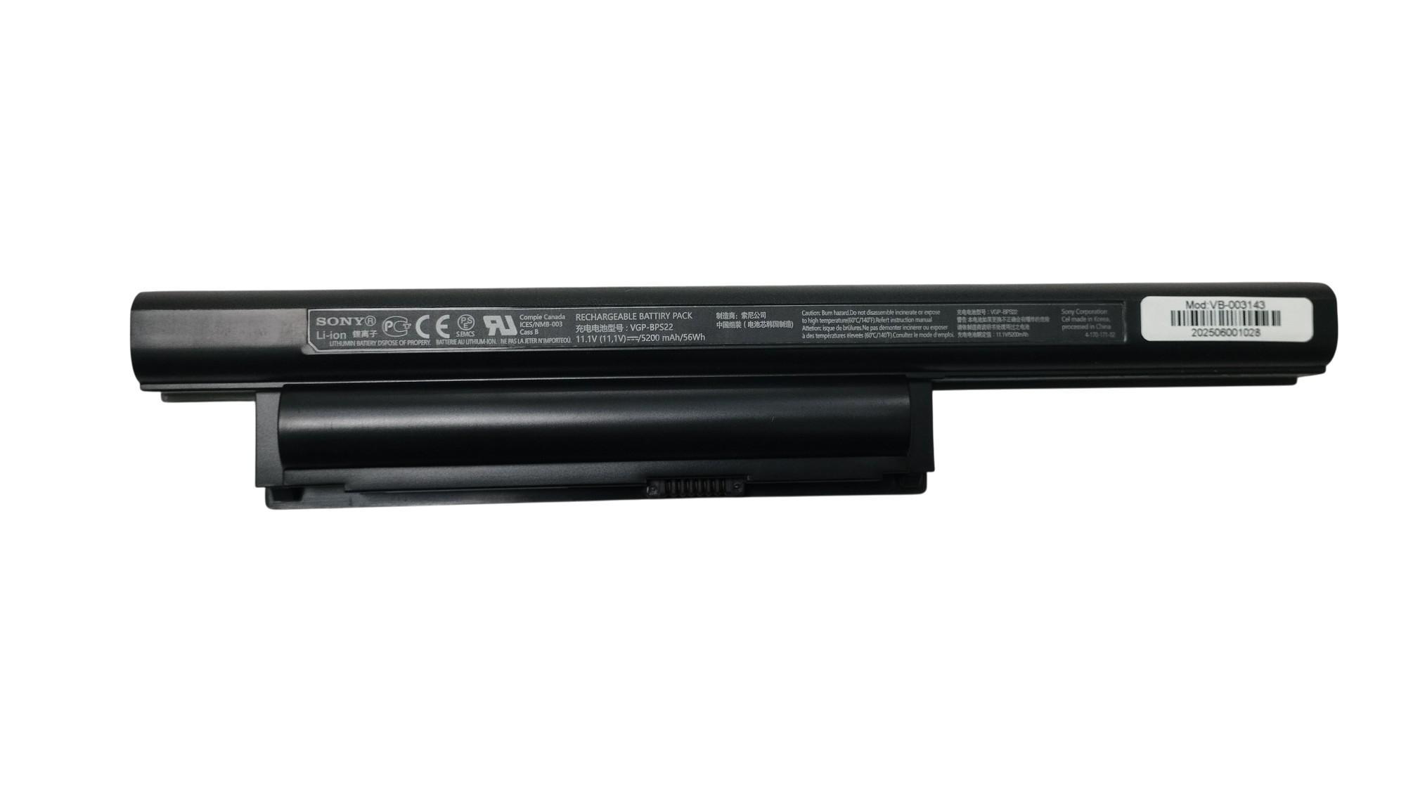 Аккумулятор для ноутбука Sony VGP-BPS22 Vaio VPCE 11,1 V 5200 mAh (003143) Аккумулятор для ноутбука Sony VGP-BPS22 Vaio VPCE 11,1 V 5200 mAh (003143)
