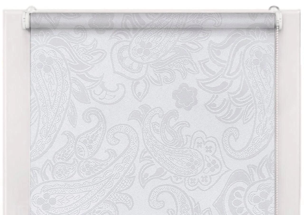 Роллета на окно Арабеска 2018 тканевая 130х160 см Белый (21098936)