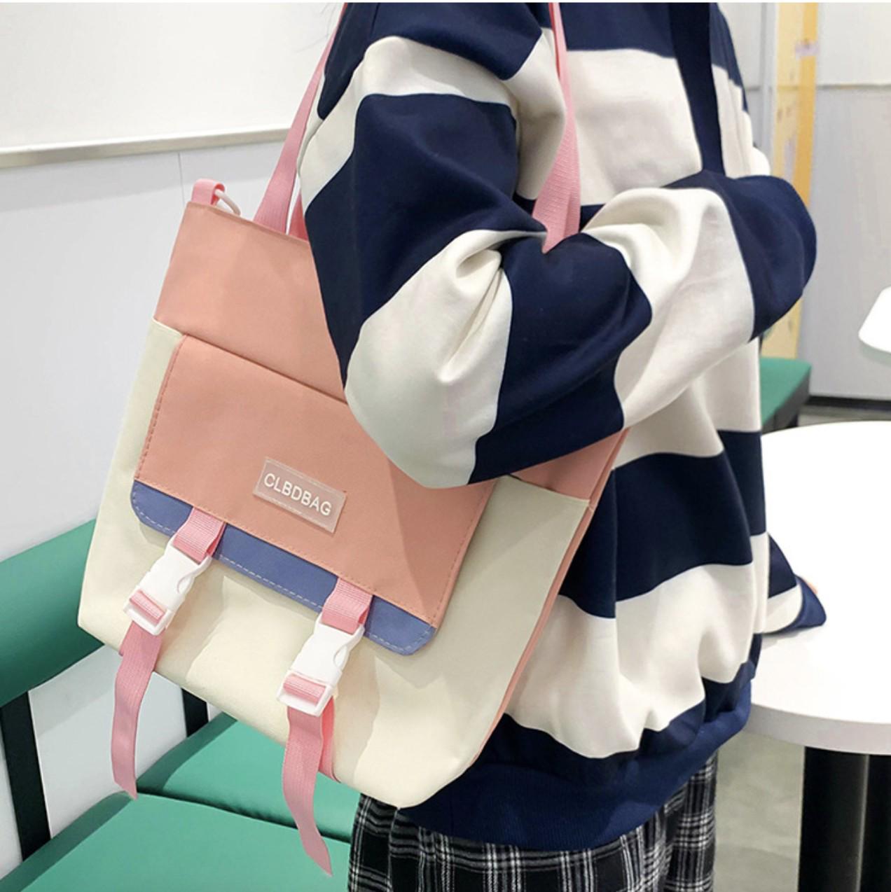 Шкільний рюкзак для дівчинки CLBD BAG 4в1 шоппер/пенал/сумочка Рожевий (DR016331) - фото 4 Шкільний рюкзак для дівчинки CLBD BAG 4в1 шоппер/пенал/сумочка Рожевий (DR016331) - фото 4