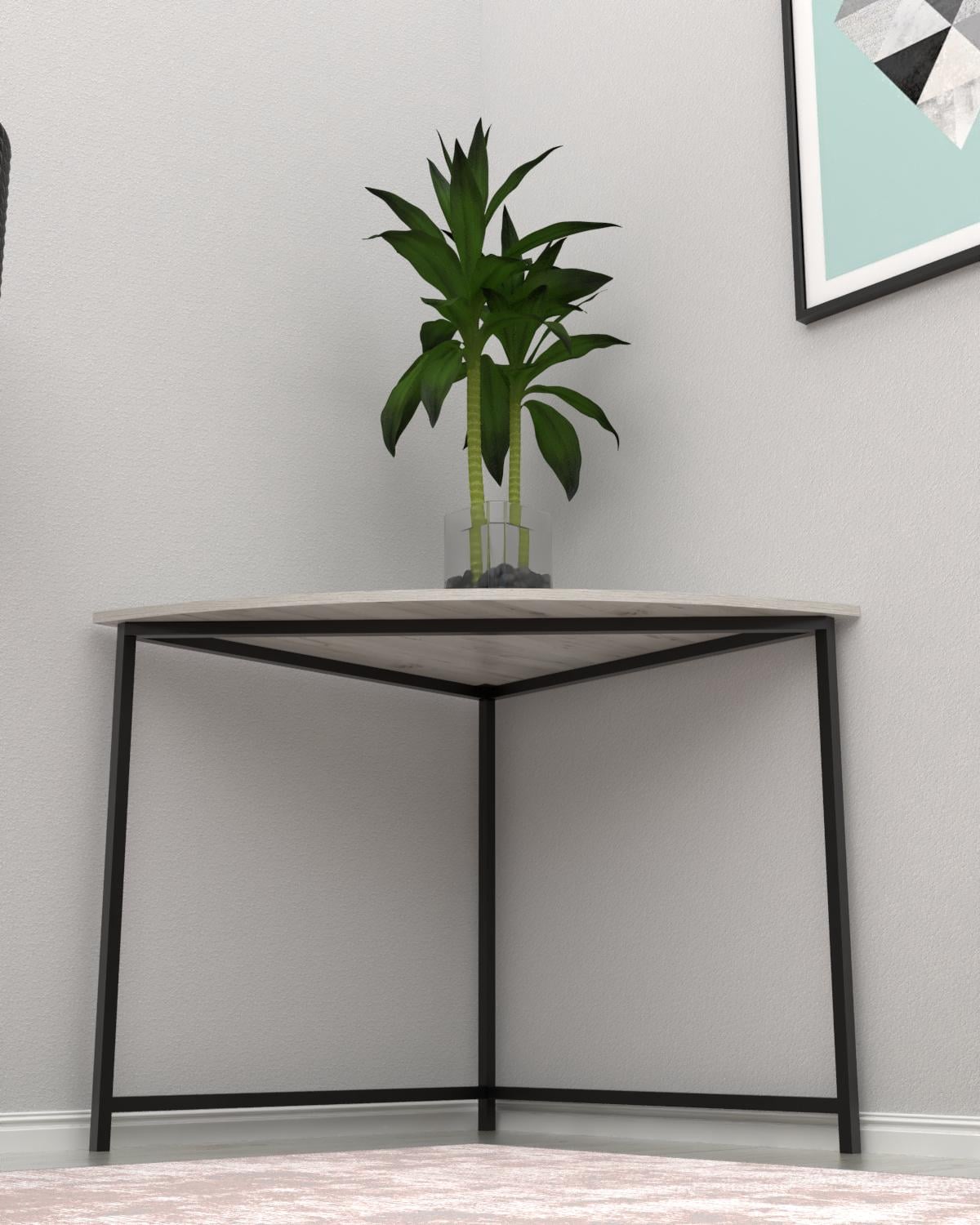 Столик угловой в стиле лофт EcoLoft DSP-1500-2 Дуб Кортона (35957941) - фото 2