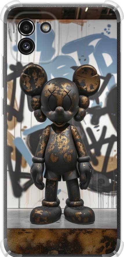 Чехол на Samsung Galaxy A03 A035F Bronze kaws v2 (6098sp-2499-42517) Чехол на Samsung Galaxy A03 A035F Bronze kaws v2 (6098sp-2499-42517)