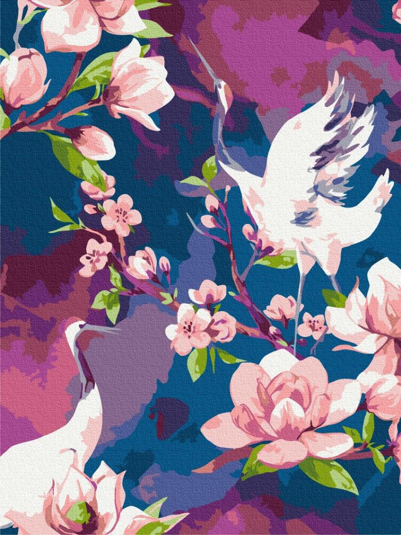 Картина по номерам Brushme Премиум Песня журавля 30x40 см (PRBS1003) Картина по номерам Brushme Премиум Песня журавля 30x40 см (PRBS1003)