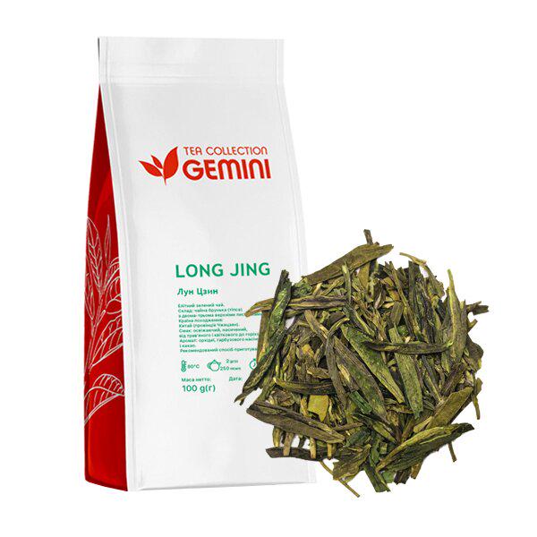 Чай листовий Gemini Long Jing 100 г (472)