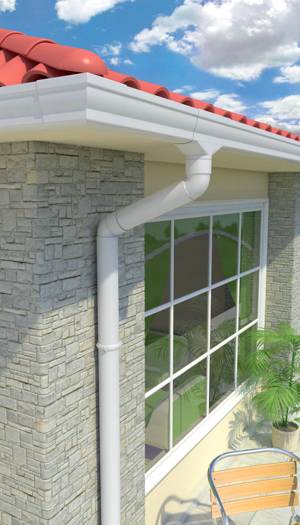 Воронка Elegance 140 RAL 9010 (11561370) - фото 2 Воронка Elegance 140 RAL 9010 (11561370) - фото 2