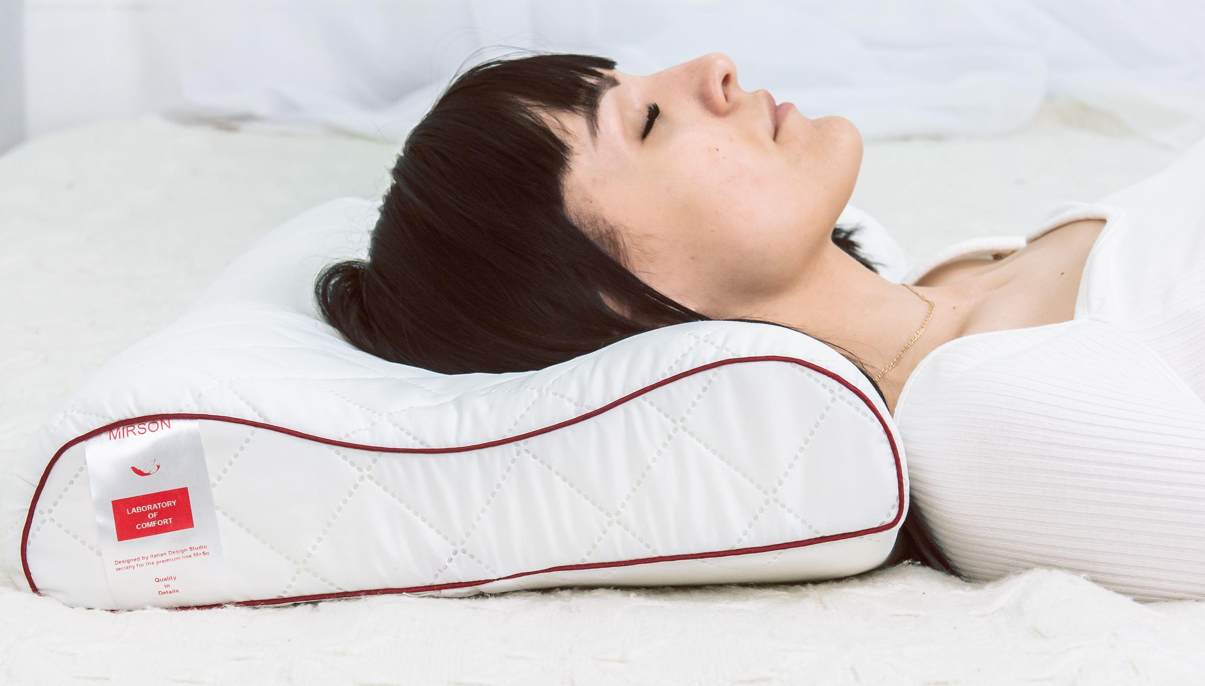 Подушка ортопедическая MirSon №6021 Steep Line Jojo 58х40х10,5 см (2200003261233) - фото 4 Подушка ортопедическая MirSon №6021 Steep Line Jojo 58х40х10,5 см (2200003261233) - фото 4
