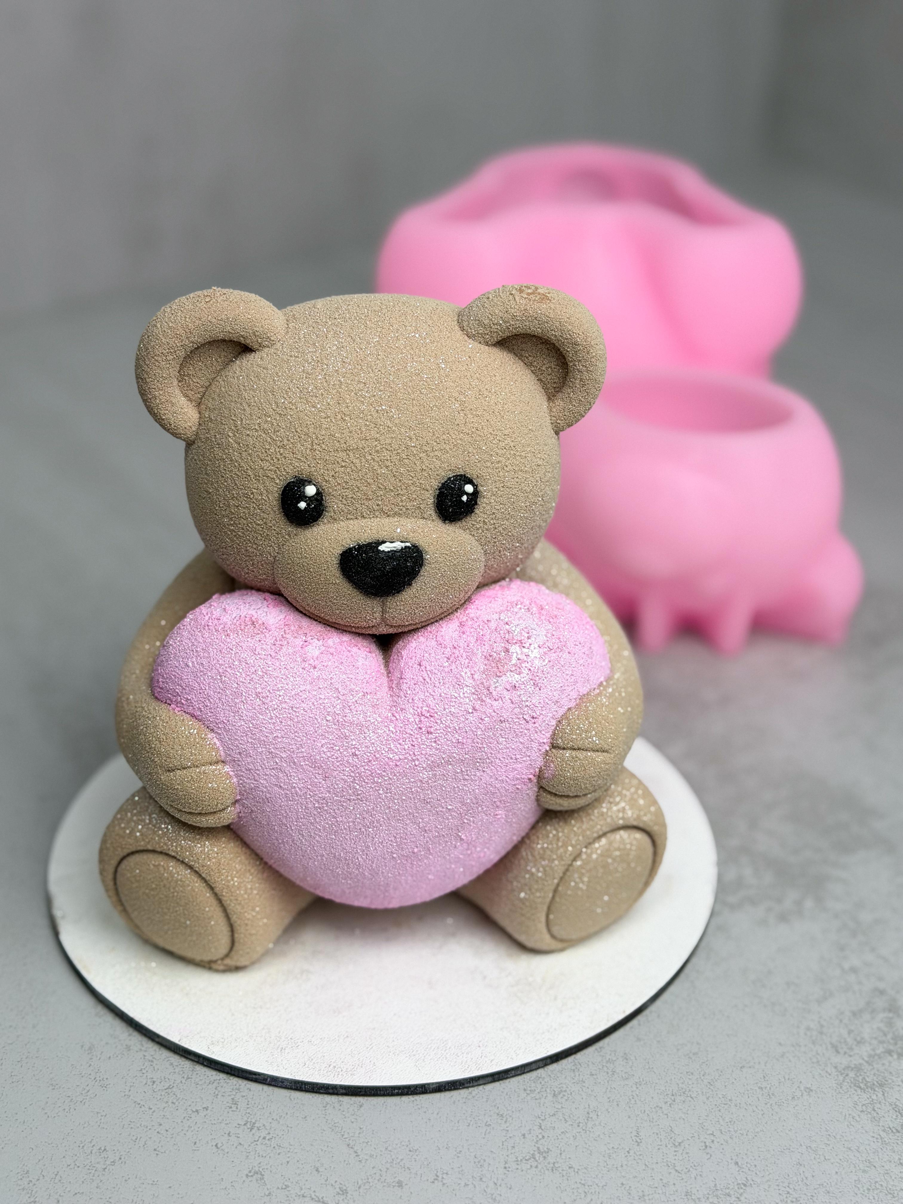 Форма силіконова Orehova Ведмедик кохання 1200 мл (12731)