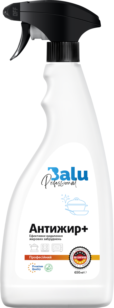 Средство для удаления жира Balu Aнтижир+ профессиональное 650 мл (00000012902)