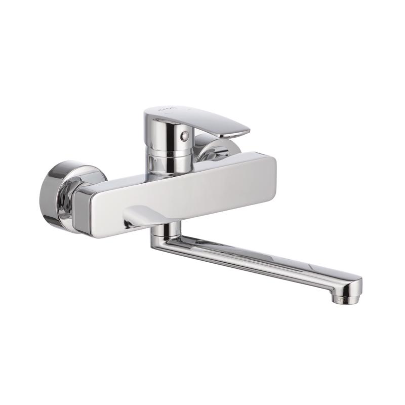 Смеситель для кухни Cron VEGA 005 CR0819 настенный однорычажный Хром (129736)