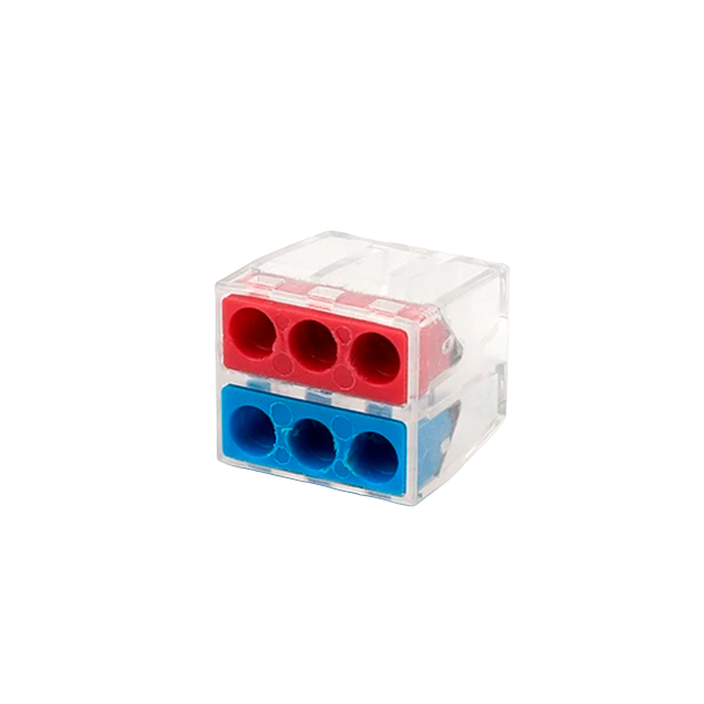 Клема сполучна Tactix 0,08-4 мм2 32А 1-2+1-2 одинарна 17,5х18х15,4 мм (CT203RB)
