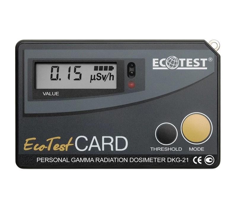 Дозиметр ДКГ-21 Ecotest CARD для измерения и регистрации уровня ионизирующего гамма-излучения