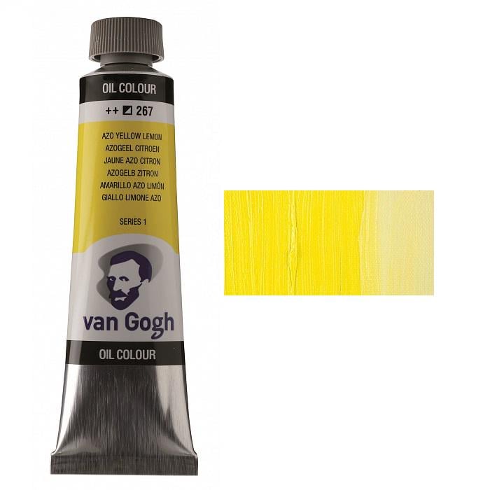 Масляная краска Van Gogh туба 40 мл 267 Azo желтый лимонный (02052673)