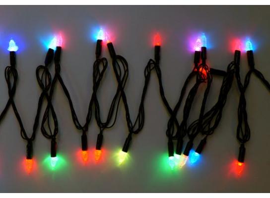 Гирлянда светодиодная LED 300 с черной проволокой (9659033)