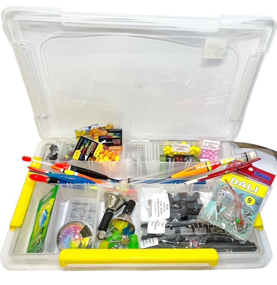 Набір рибальських снастей і аксесуарів Поплавок MJ-3104 35,5х22х5 см у коробці (2327331673)