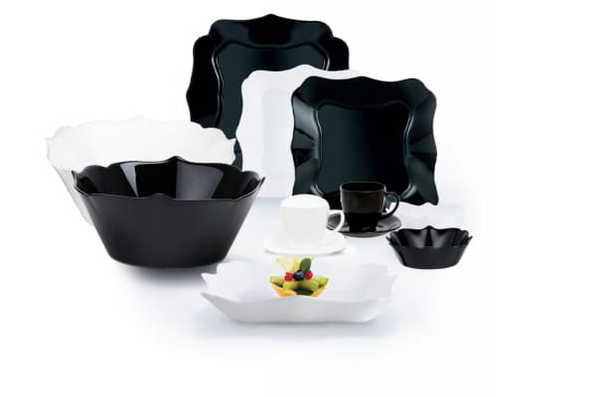 Столовий сервіз Luminarc Authentic Black and White (P4677) 38 пр. Столовий сервіз Luminarc Authentic Black and White (P4677) 38 пр.
