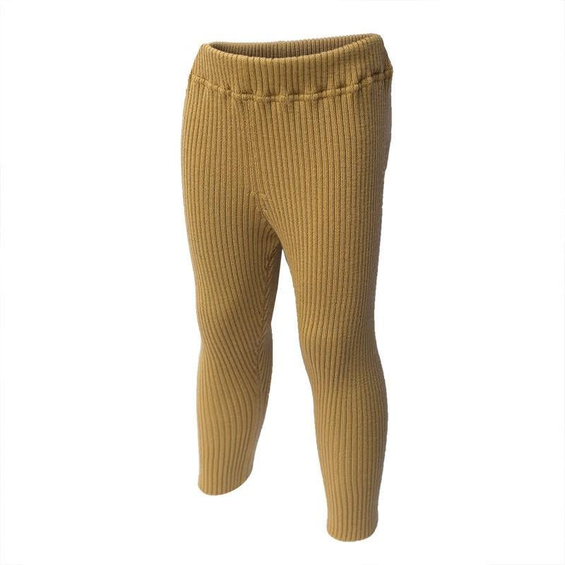 Термо леггинсы из шерсти мериноса София 98-104 см Горчичный (212-5)