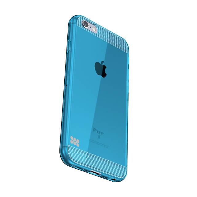 Защитная накладка для iPhone 6 Promate Bare-i6 Blue - фото 4