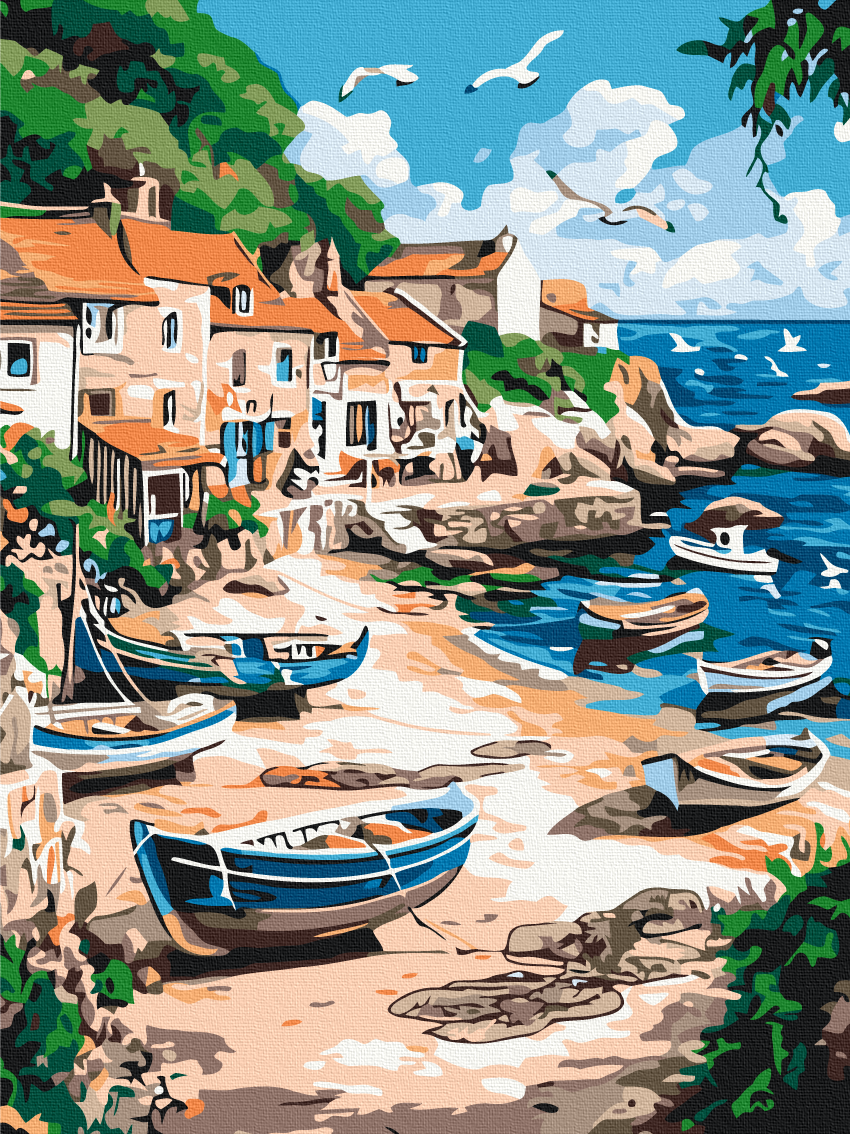 Картина за номерами Brushme Рибальська казка 30x40 см (3112790840)