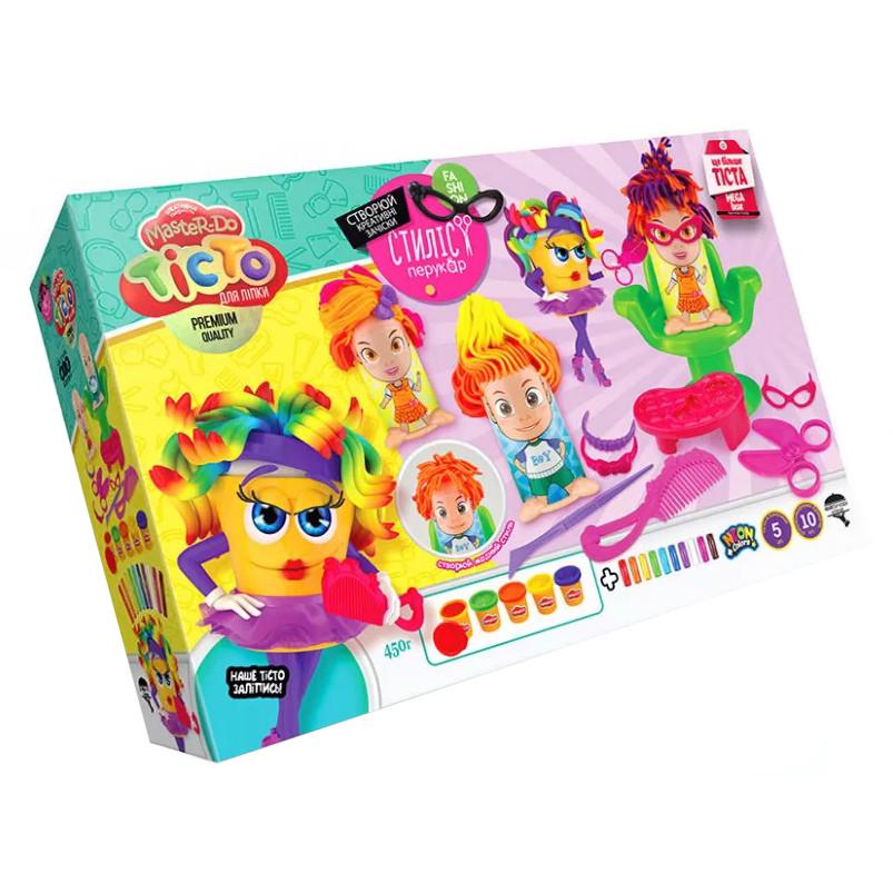 Набор для творчества Danko Toys Тесто для лепки Master Do Стилист-парикмахер укр. от 3 лет 8х22х34 см Разноцветный (PZ-340-P-171) Набор для творчества Danko Toys Тесто для лепки Master Do Стилист-парикмахер укр. от 3 лет 8х22х34 см Разноцветный (PZ-340-P-171)