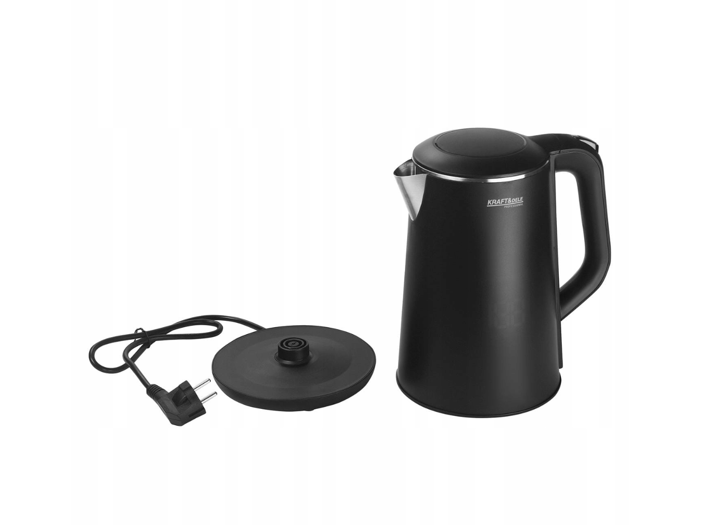 Електричний чайник з контролем температури Kraft&Dele KD4105 1,6 л 1500 Вт Чорний (KD4105) - фото 11