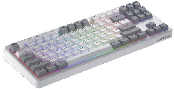 Клавиатура Hator Rockfall 3 Mecha TKL Wireless Orange White (HTK851UA) Клавиатура Hator Rockfall 3 Mecha TKL Wireless Orange White (HTK851UA)