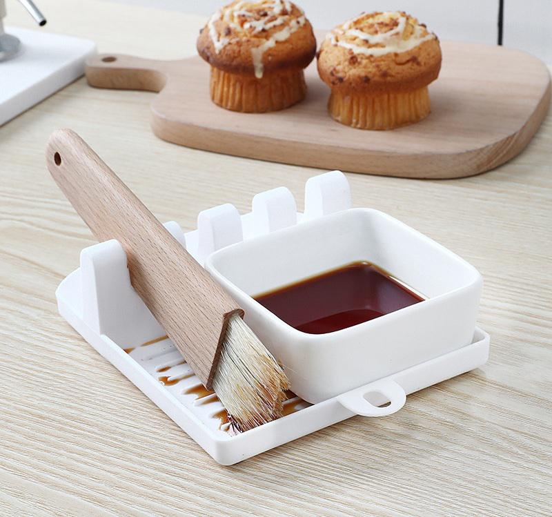 Підставка для кухонного приладдя з пазами та гачком (U9370) - фото 7