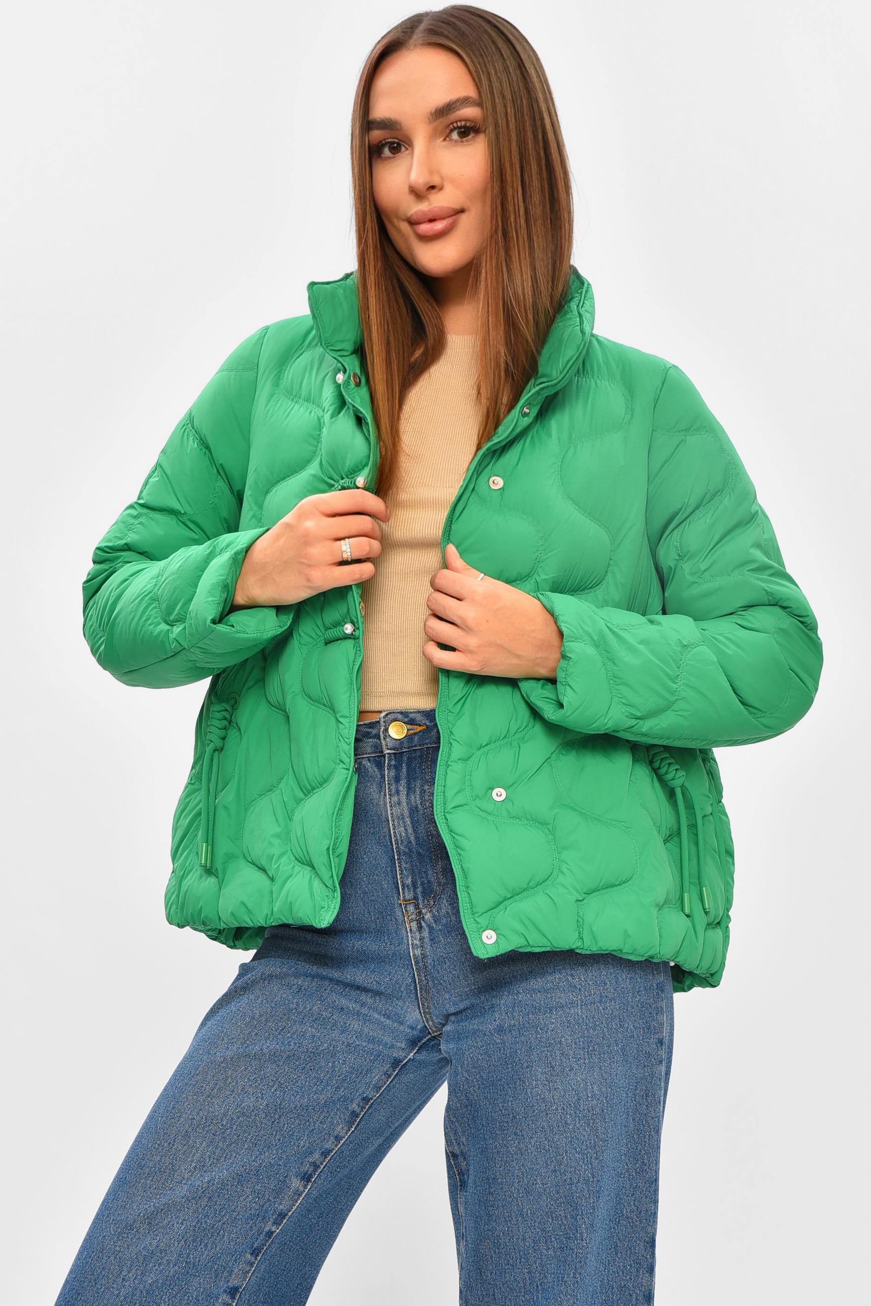 Куртка жіноча демісезонна S Зелений (205797)