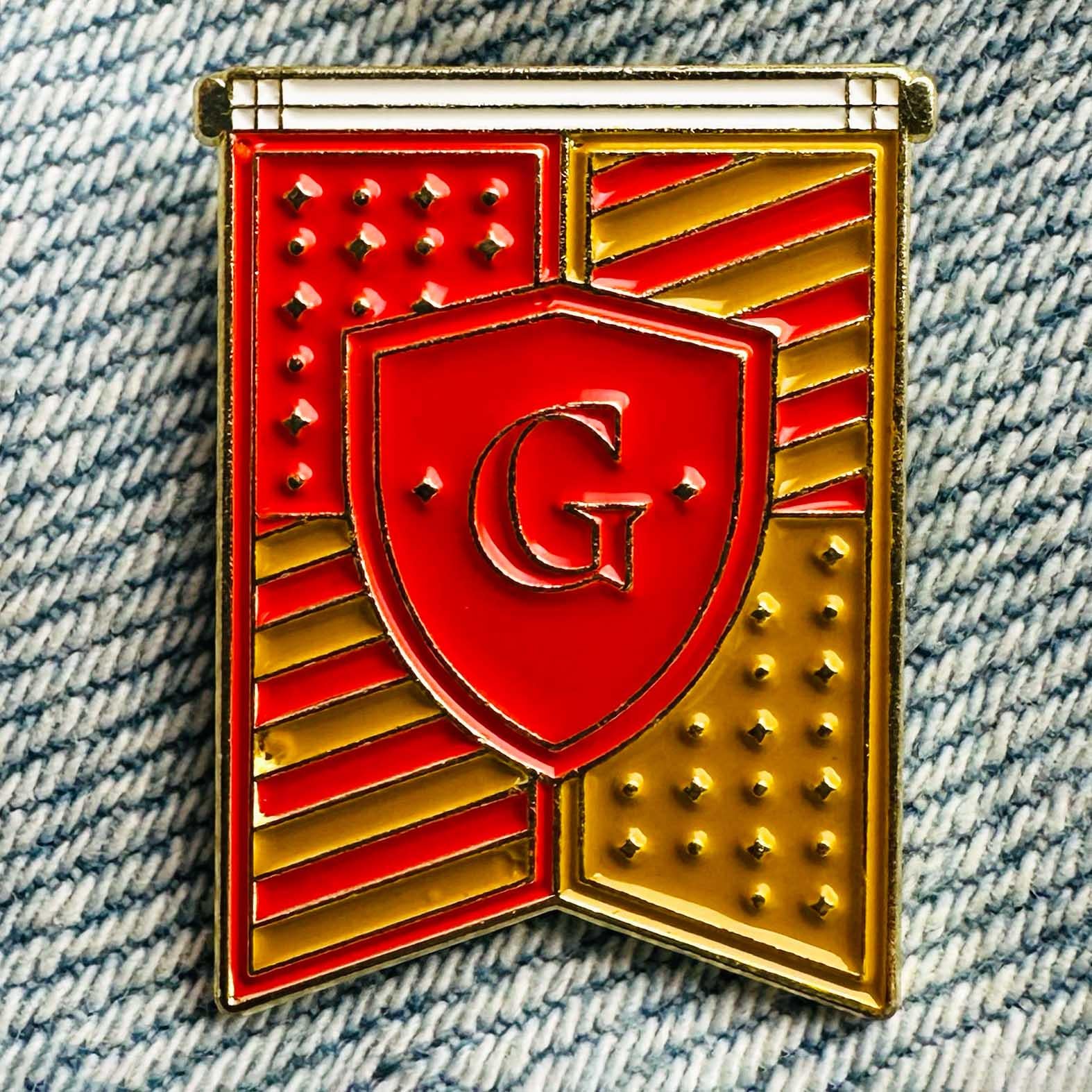 Значок-пін Harry Potter Gryffindor Flag (00000002580)