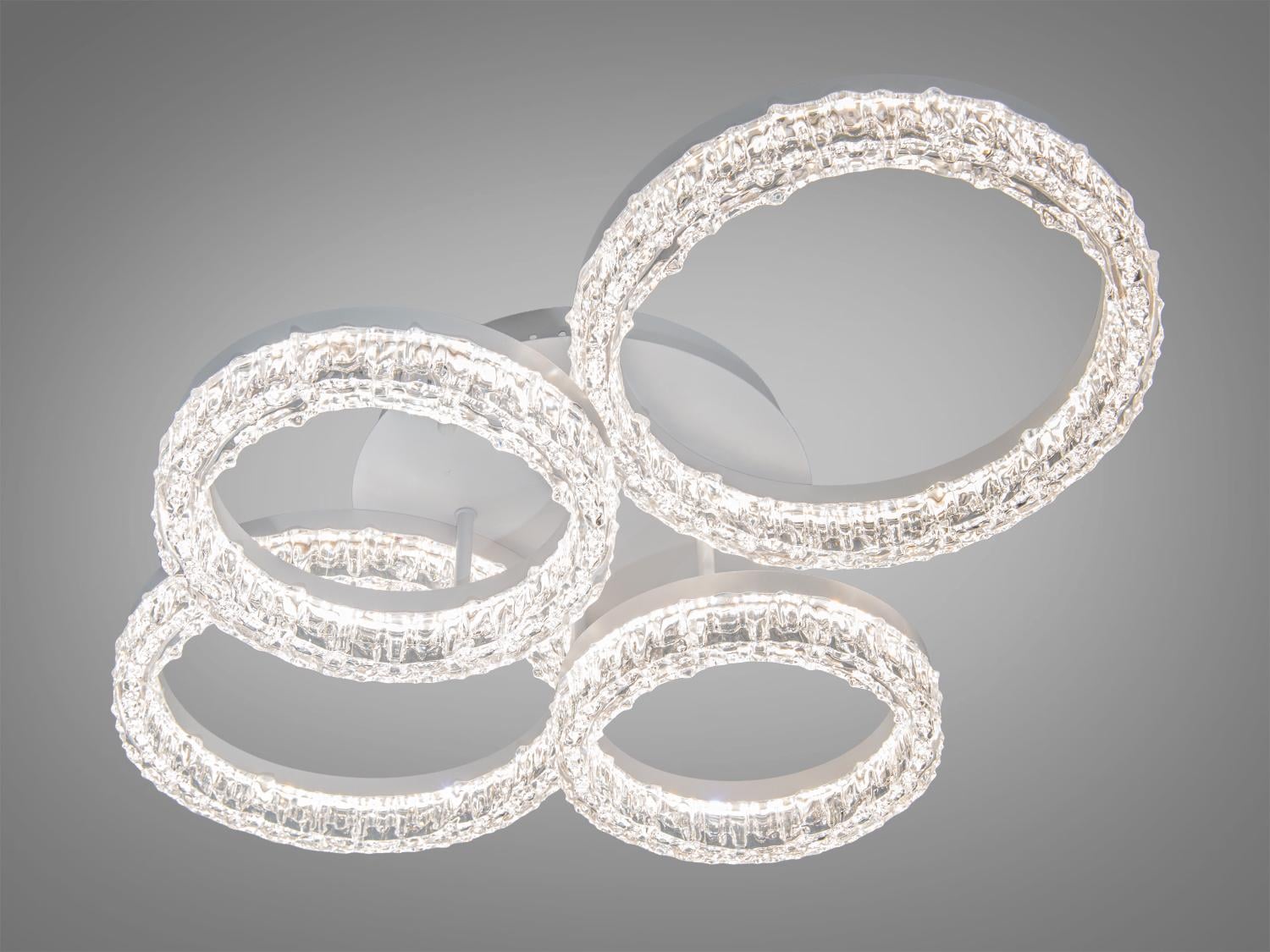 Люстра потолочная LED 106 Вт Белый (MX78202/2+2WH)