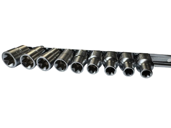 Набір головок Toptul TORX 1/2" E10-E24 9 од. (GAAG0901)