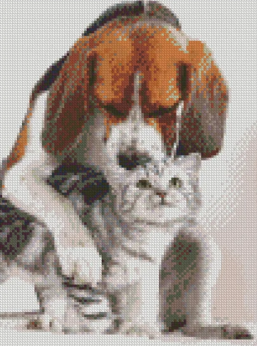 Алмазная мозаика Strateg Объятия друзей 30x40 см (HX300)