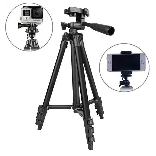 Штатив Tripod 3120 PRO для телефона и фотоаппарата/портативный трипод Black (tf4592) - фото 12