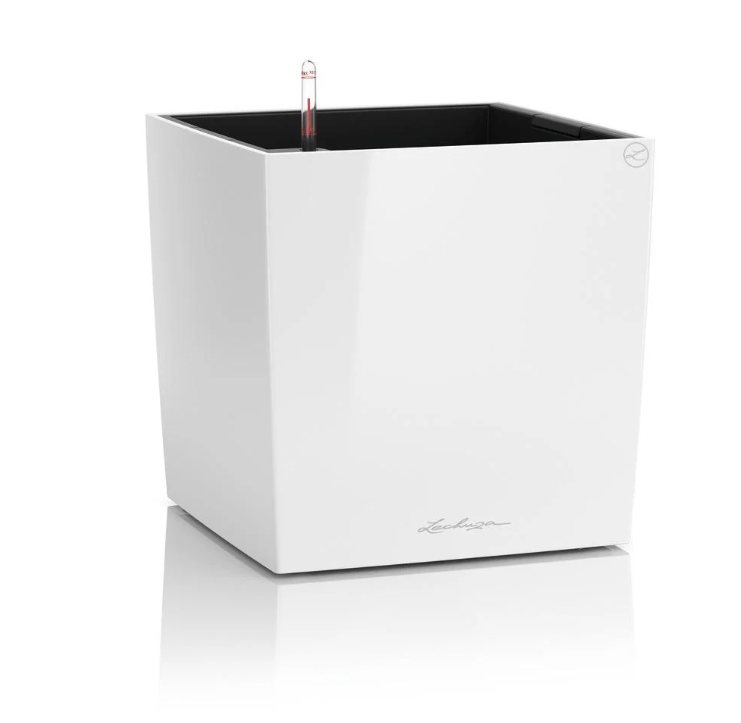 Вазон Lechuza Cube Premium 30 см Белый (A-013678)