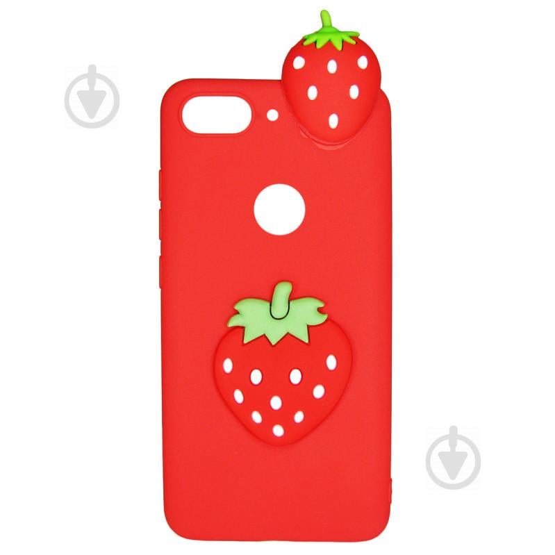 Чехол Cartoon Case 3D для Huawei P Smart Клубничка (arbc7142)