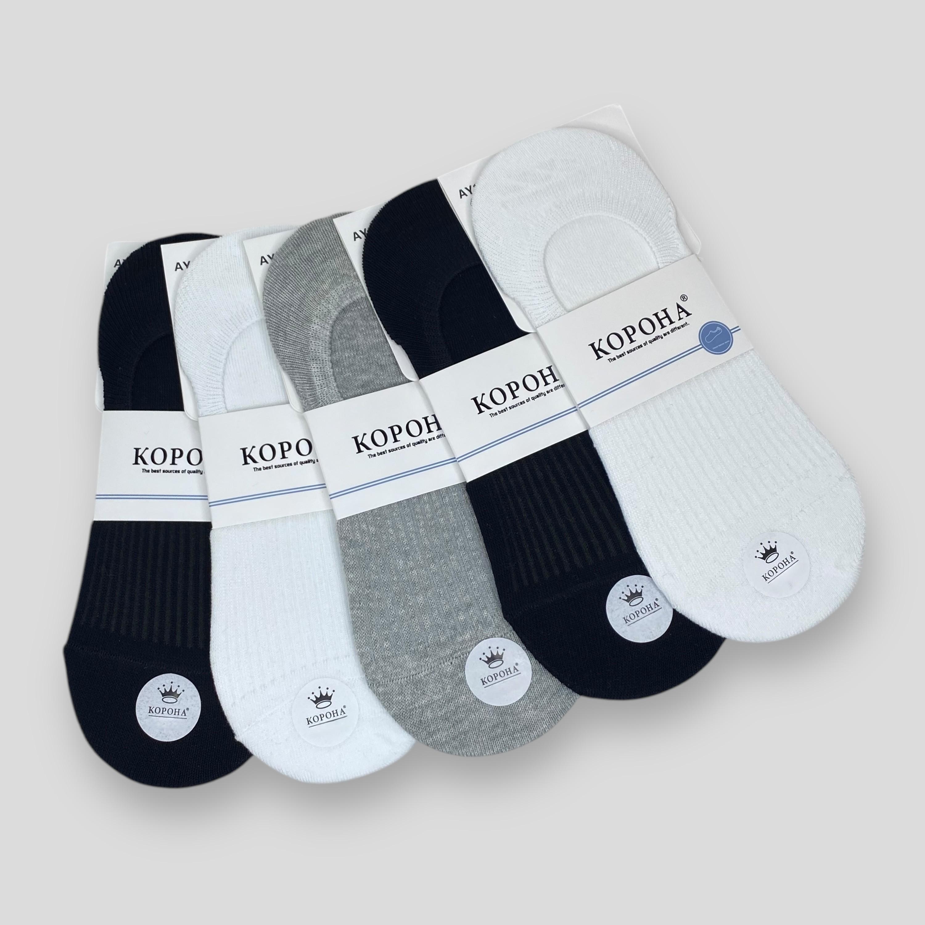 Следы мужские Корона с силиконом хлопковые р. 41-47 5 пар (JAY180-2I) Следы мужские Корона с силиконом хлопковые р. 41-47 5 пар (JAY180-2I)