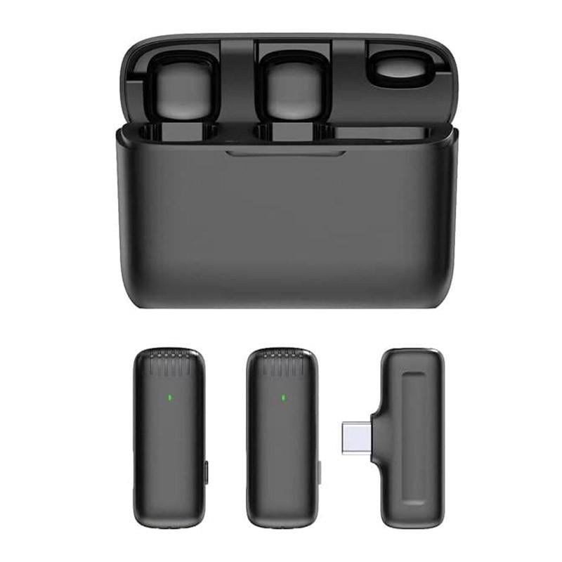 Микрофон петличный для телефона J13 Bluetooth 3in1 USB-C Black (00000068982_1)