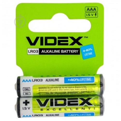 Батарейка щелочная Videx LR3 AAA