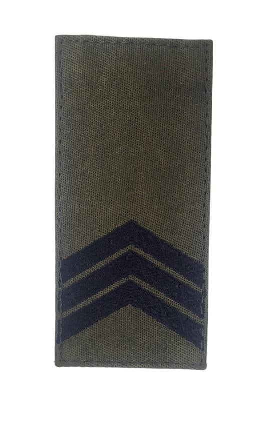 Погон на липучці Сержант ЗСУ 5х10 см Олива (3565615)