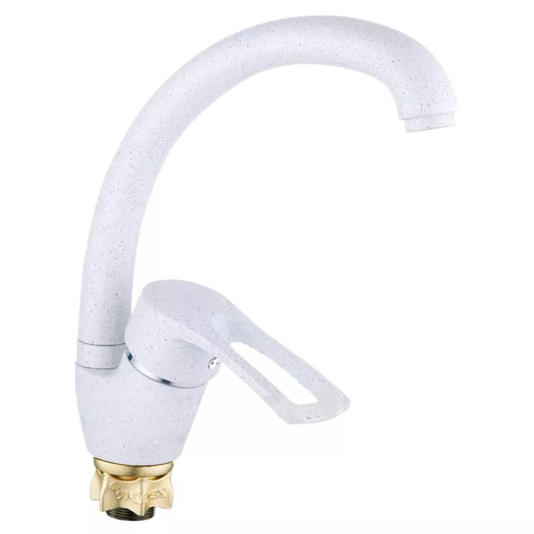 Смеситель для кухни Wezer YUB4-181-WHITE Белый (1036627)